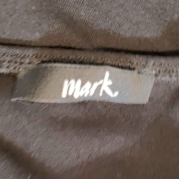 Mark. One Sleeve Black Top Size 8/10 - Picture 5 of 6